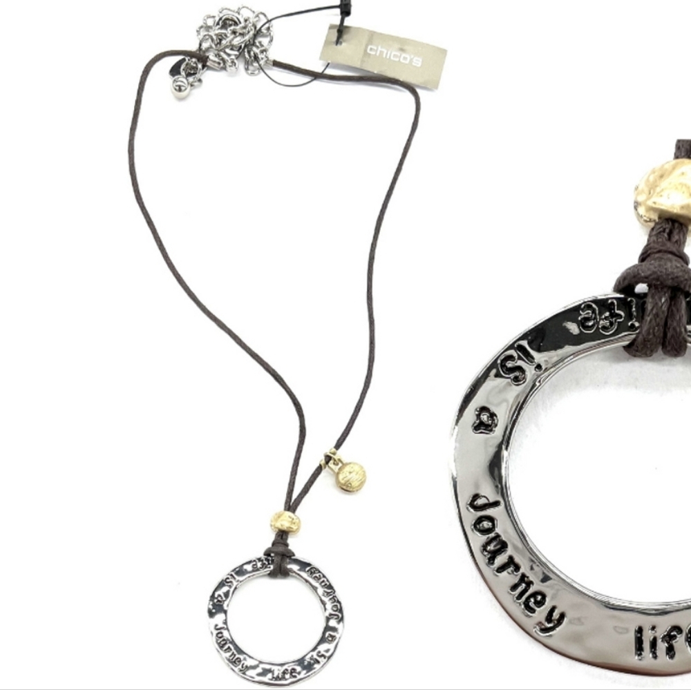 Chico's Necklace Life is a Journey NWT‎